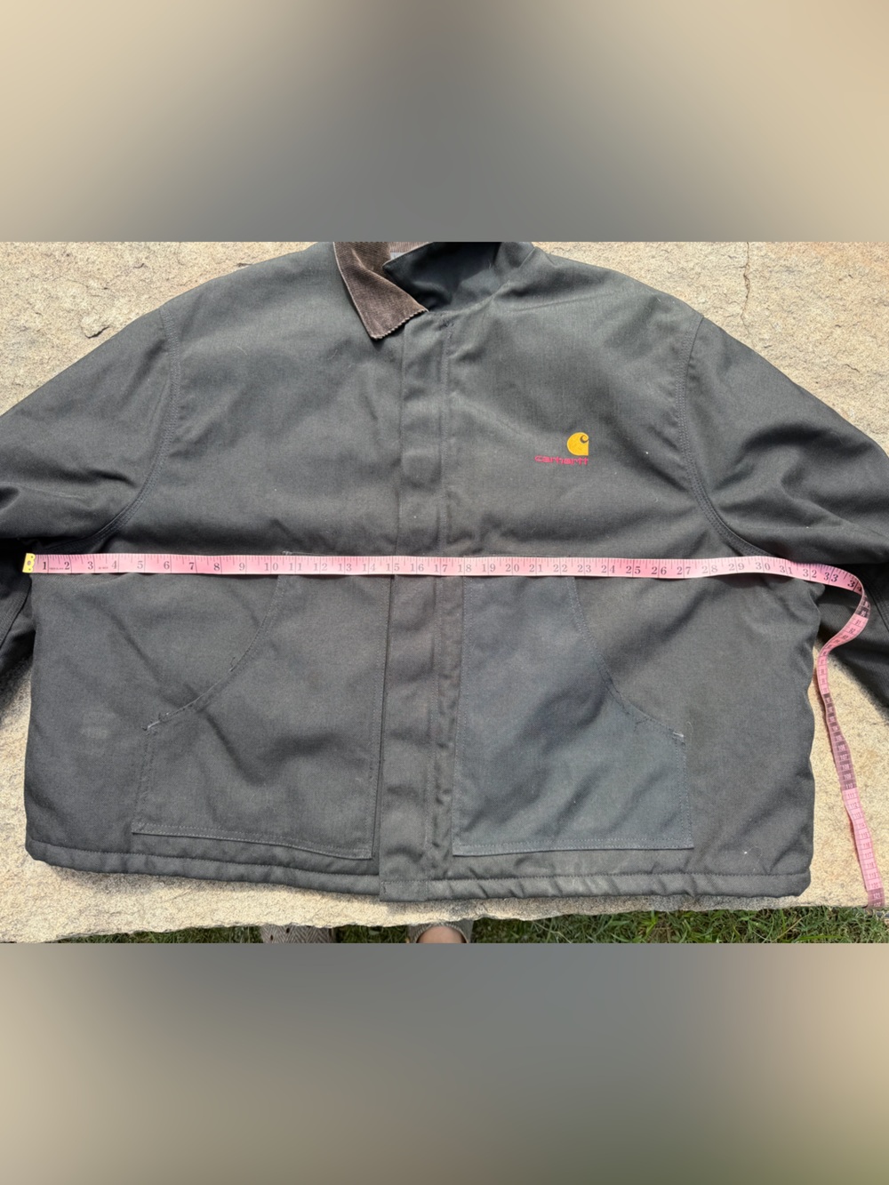 Vintage Carhartt Black Duck Blanket Lined J01 Detroit Work Jacket 2XL US - Picture 4 of 11